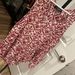 Sanctuary clothing red and pink size small tank top